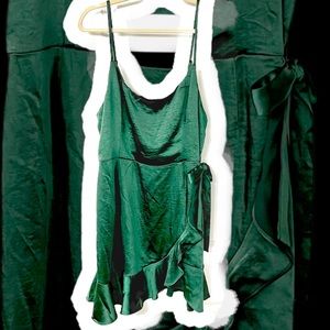 ✨NWT✨ Wild Fable Satin Wrap Dress